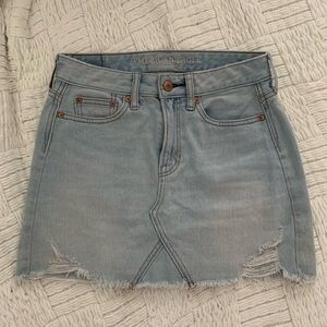 American Eagle Outfitters Light Blue Denim Skirt